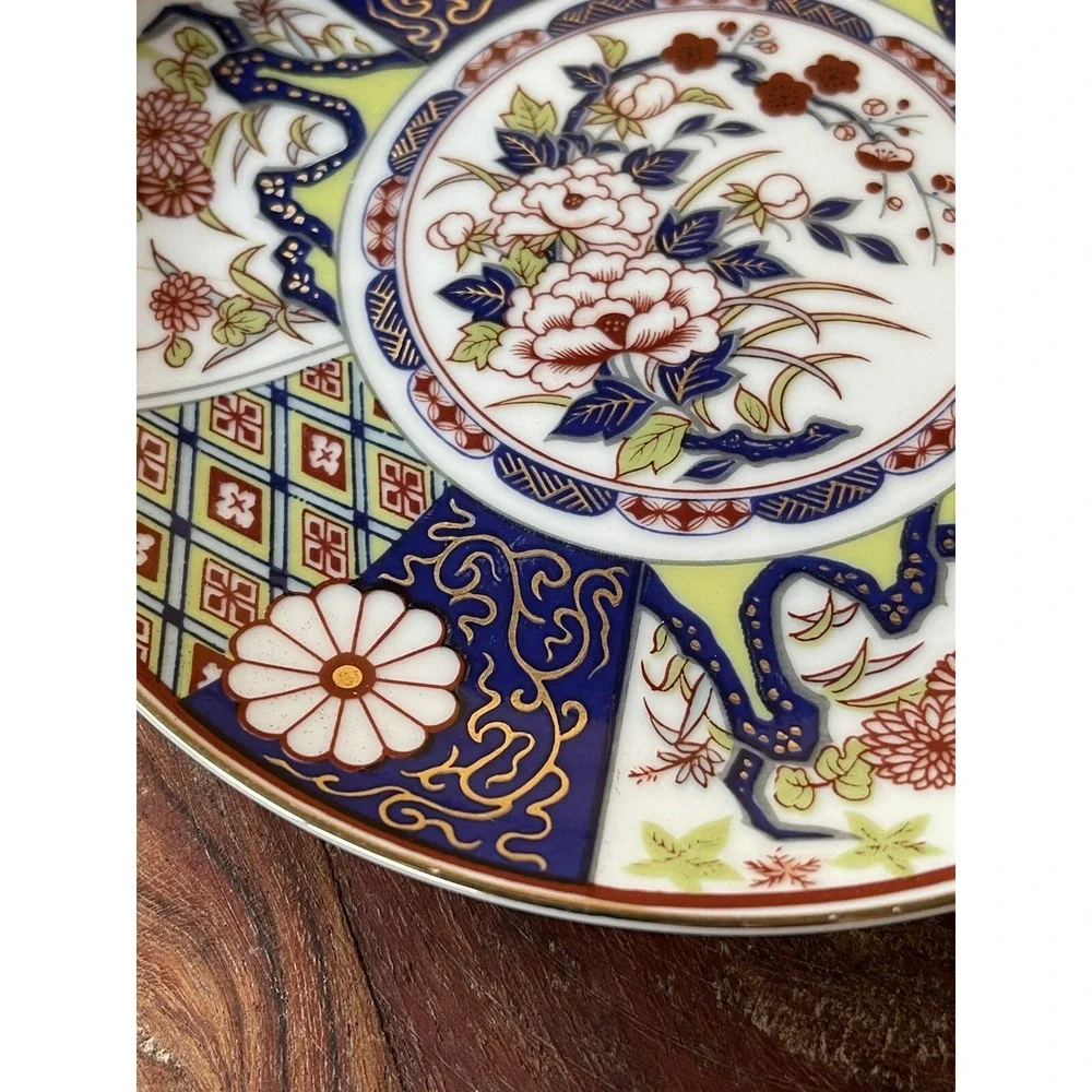 4 Gorgeous Japanese Vintage Imari Ware Decorative‎ Hand Painted 6